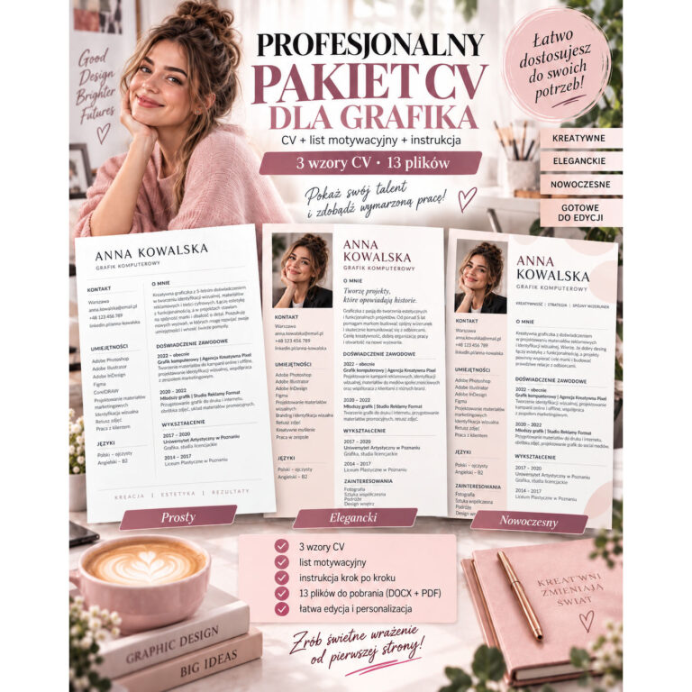 szablon CV w docx i pdf do wypełnienia
